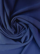 Crepe Georgete Toque de Seda Azul - Vários tons