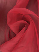 Organza de Seda Vermelho - Vários tons