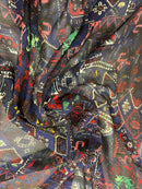 Georgete Estampado Seda Pura