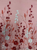 Renda Bordada Floral 3D II