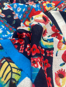 Georgete Estampado Lenço (1,30)