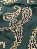 Georgete Bordado Latiffa