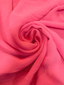 Crepe Georgete de Viscose - Vários tons