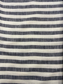 Linho Misto Estampado Listrado