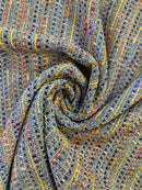 Lã Tweed Rainbow