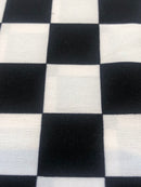 Malha Estampada Quadriculada