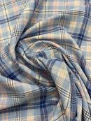 Linho Misto Estampado Xadrez