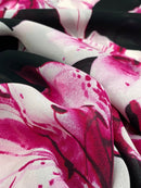 Crepe de viscose estampado