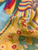 Georgete Estampado Seda Pura