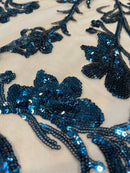 Tule Bordado HS 101-1