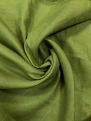 Linho Puro Verde - Vários tons