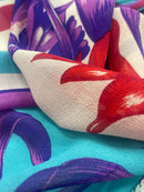 Georgete Estampado Seda Pura