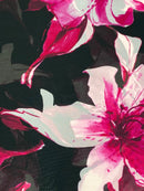 Crepe de viscose estampado