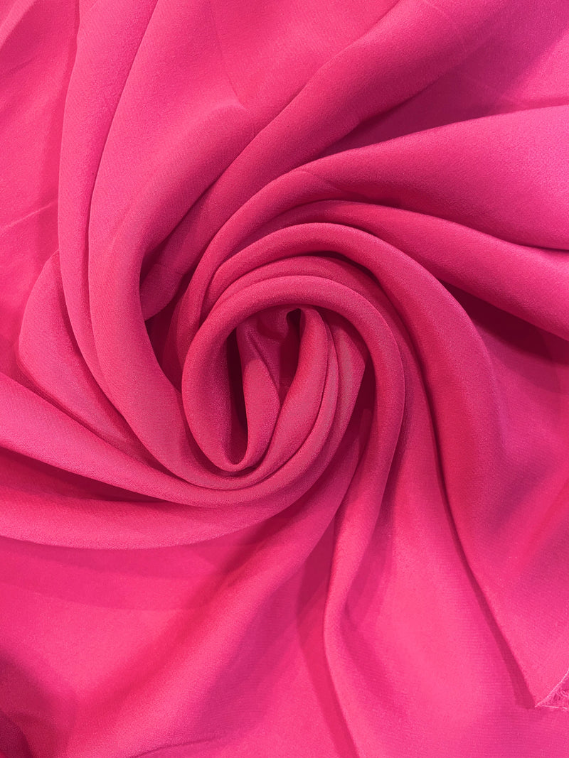 Crepe de Chine Rosa - Vários Tons