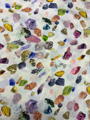 Cetim de Seda Pedras