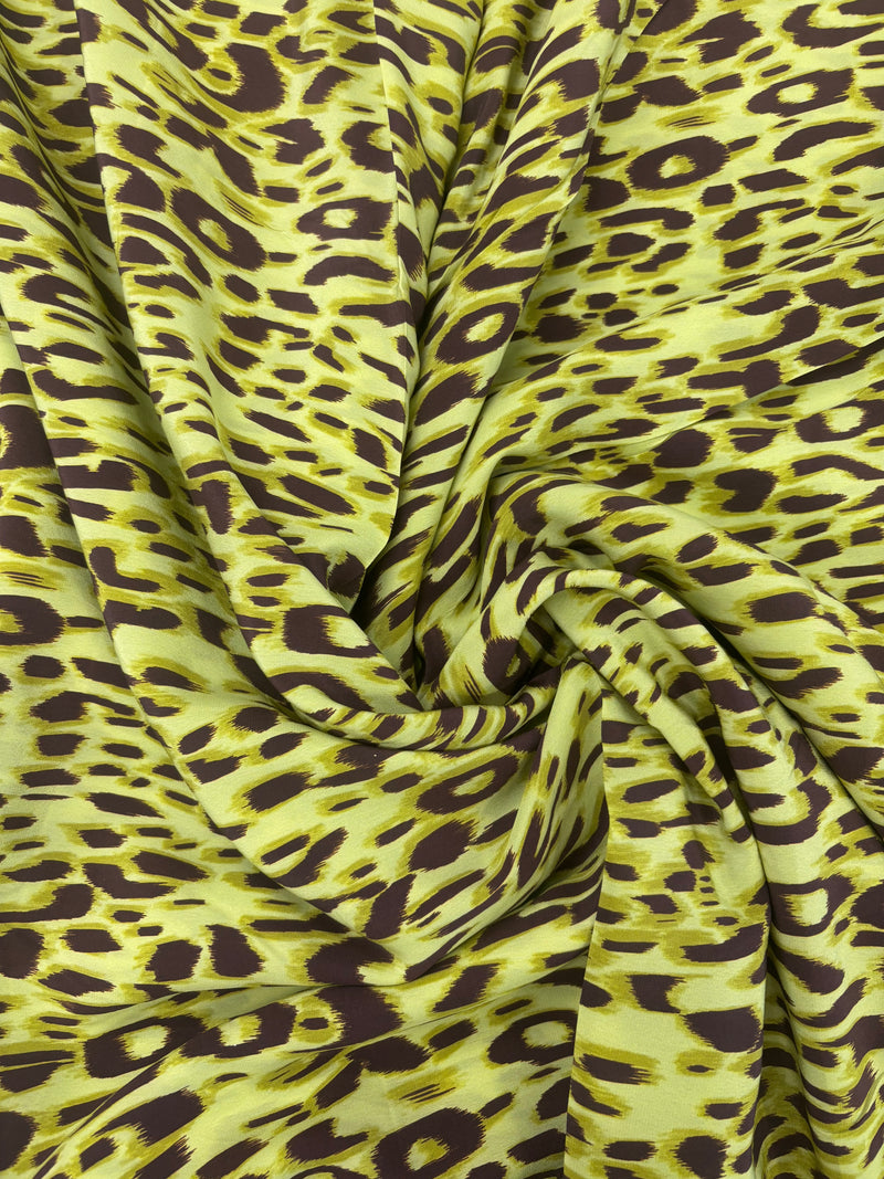 Crepe de Chine Green