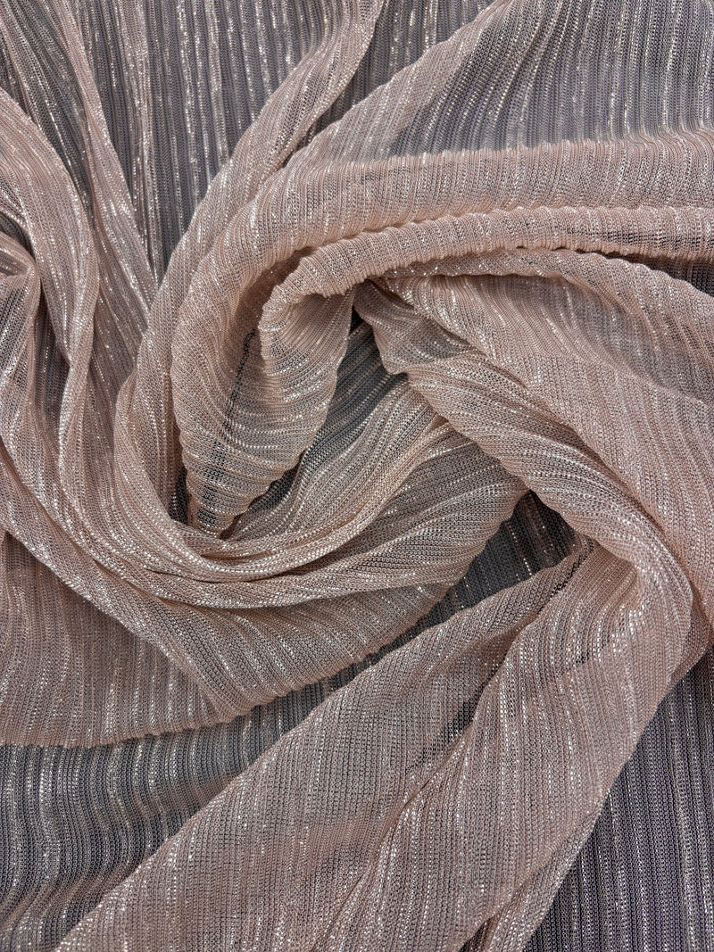 Tule Lurex Plissado Duo