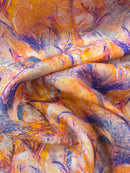 Linho Puro Estampado Guache