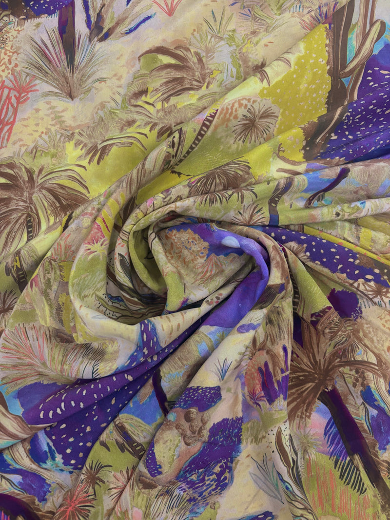 Crepe de Chine Safari