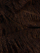 Veludo Plissado Metalizado