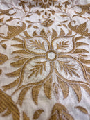 Linho Misto Bordado Indiano