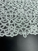 CORTE Renda Guipir Verde Água (90cm)