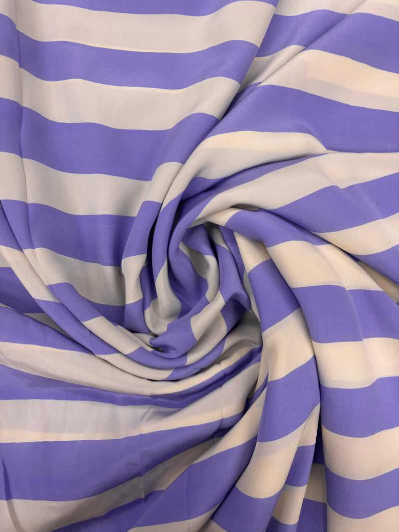 Crepe de Chine Listrado