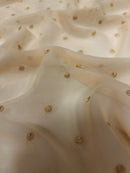 Georgete Toque de Seda Poá