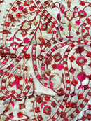 Crepe Indiano Bordado