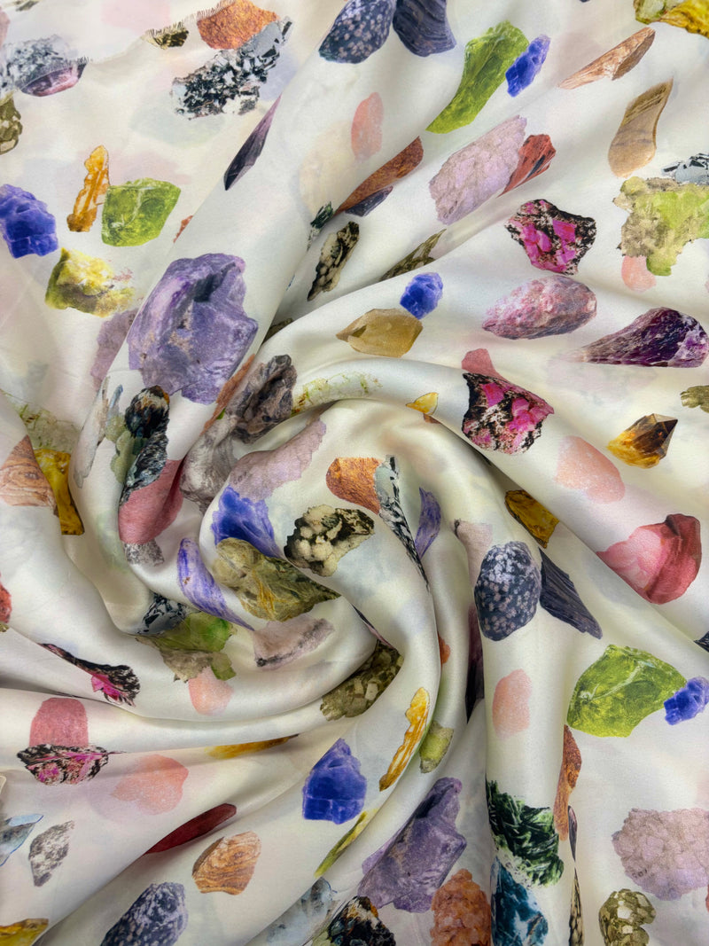 Cetim de Seda Pedras