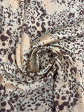 Cetim de Seda Animal Print