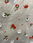 Algodão Bordado 3D Color