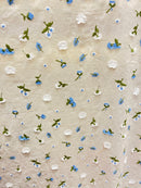 Algodão Bordado 3D Color