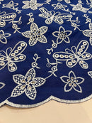 Lese Bordada Borboletas