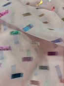 Georgete 100% Seda Bordado