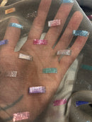 Georgete 100% Seda Bordado