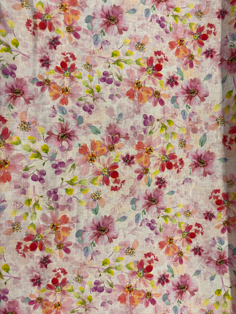 Linho Puro Estampado Lucia