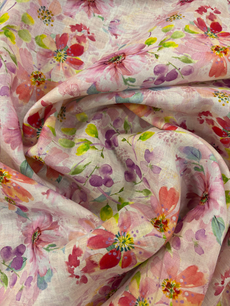 Linho Puro Estampado Lucia