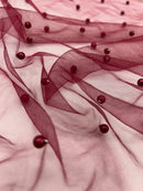 Tule com Pérolas Colorido