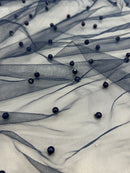 Tule com Pérolas Colorido