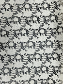 Renda Guipir Rosas Cru