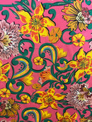 Georgete Estampado Seda Pura