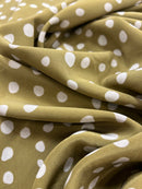 Crepe de Chine Estampado Poá