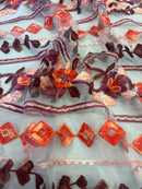 Tule Bordado Primavera