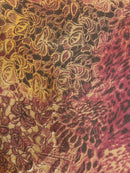 Georgete Estampado Seda Pura