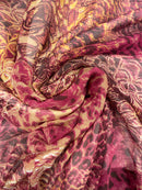 Georgete Estampado Seda Pura