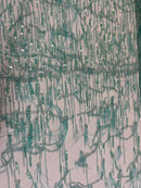 Tule Bordado GJ 23098