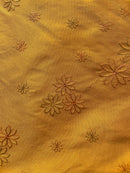 Shantung Bordado Florzinhas