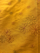 Shantung Bordado Florzinhas