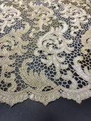 Renda Gj503 - Mesclada Ouro + Ouro Branco